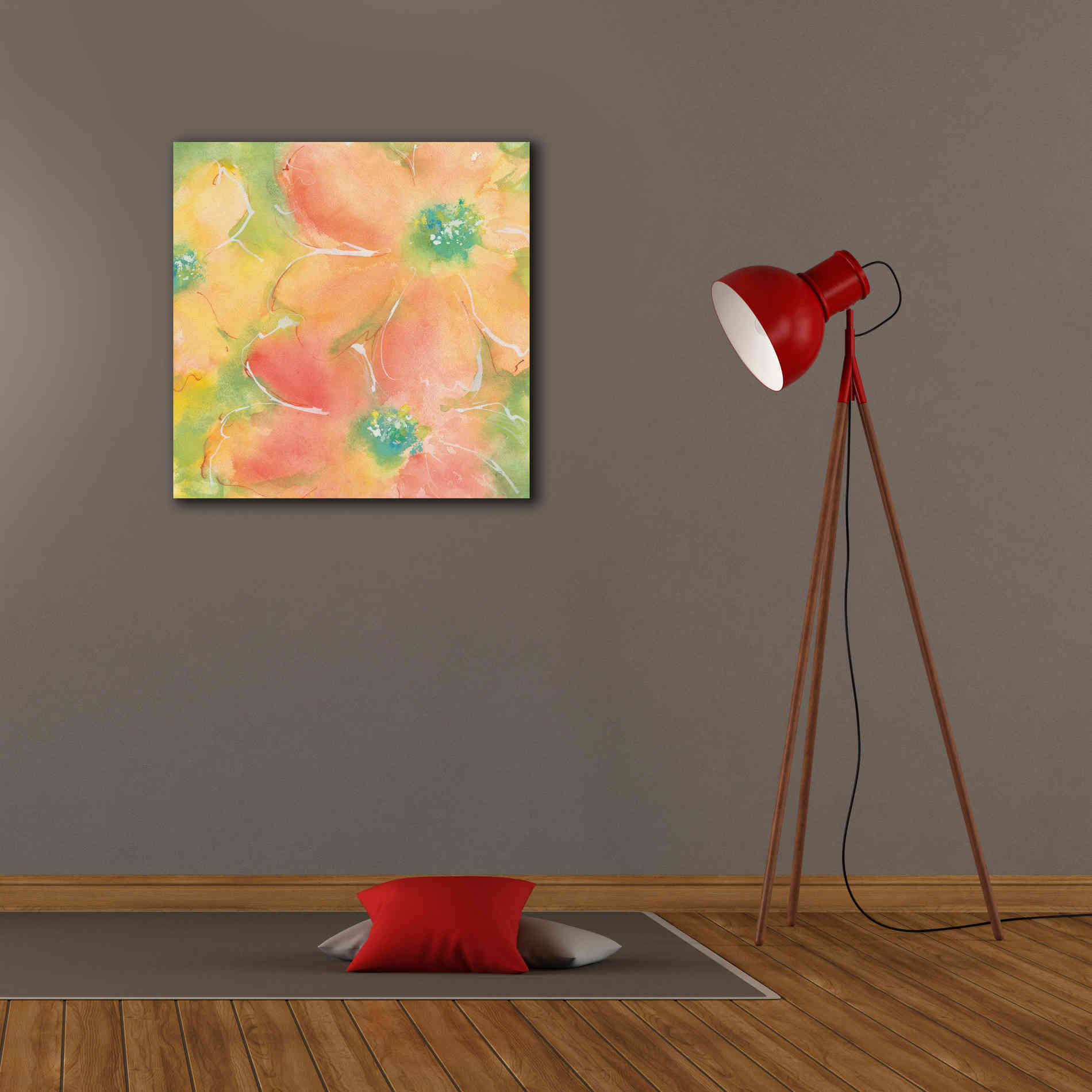 'Summer Cosmos II' by Chris Paschke, Giclee Canvas Wall Art,26 x 26