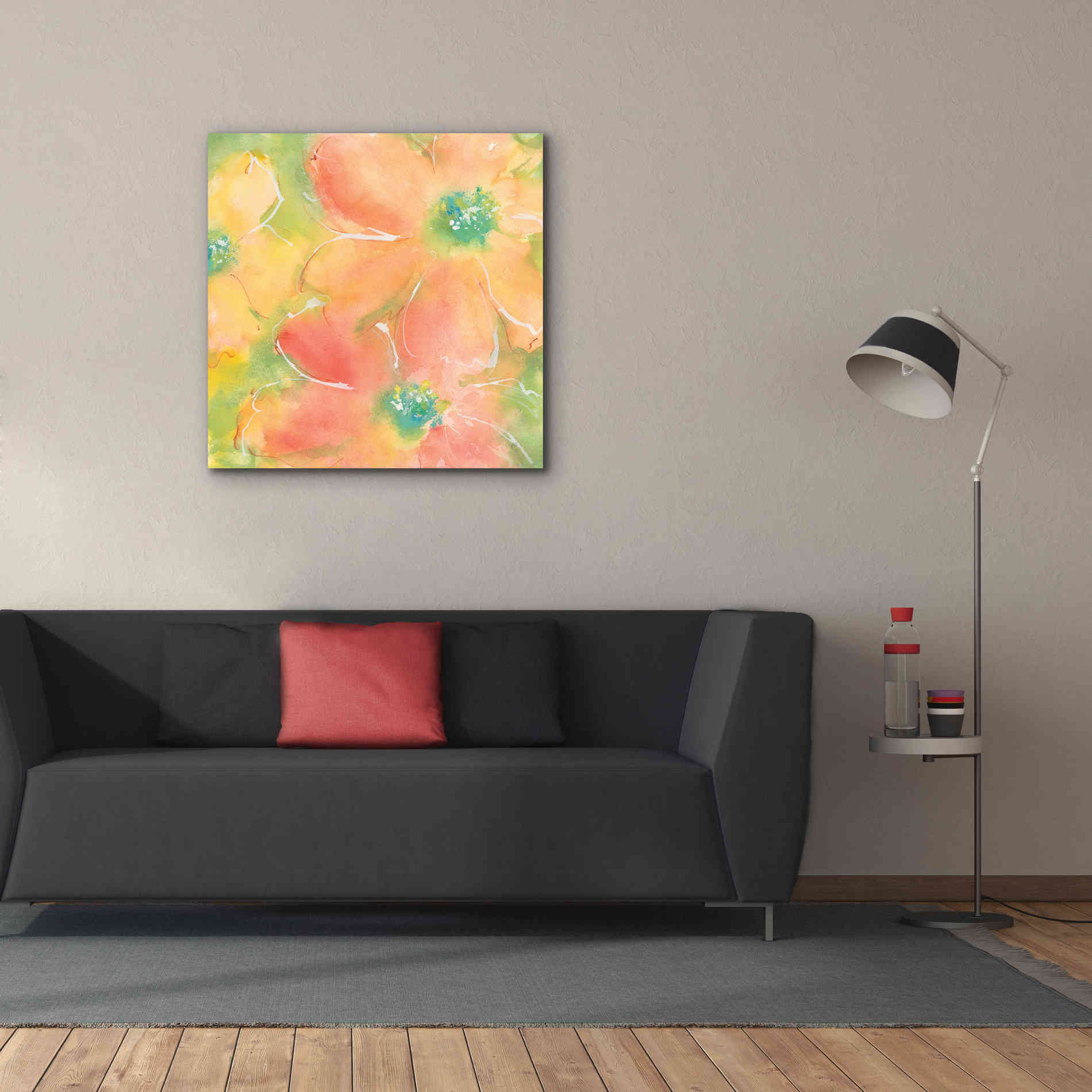 'Summer Cosmos II' by Chris Paschke, Giclee Canvas Wall Art,37 x 37