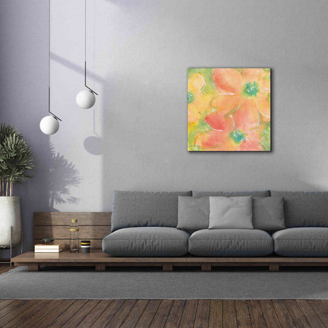 Image of 'Summer Cosmos II' by Chris Paschke, Giclee Canvas Wall Art,37 x 37