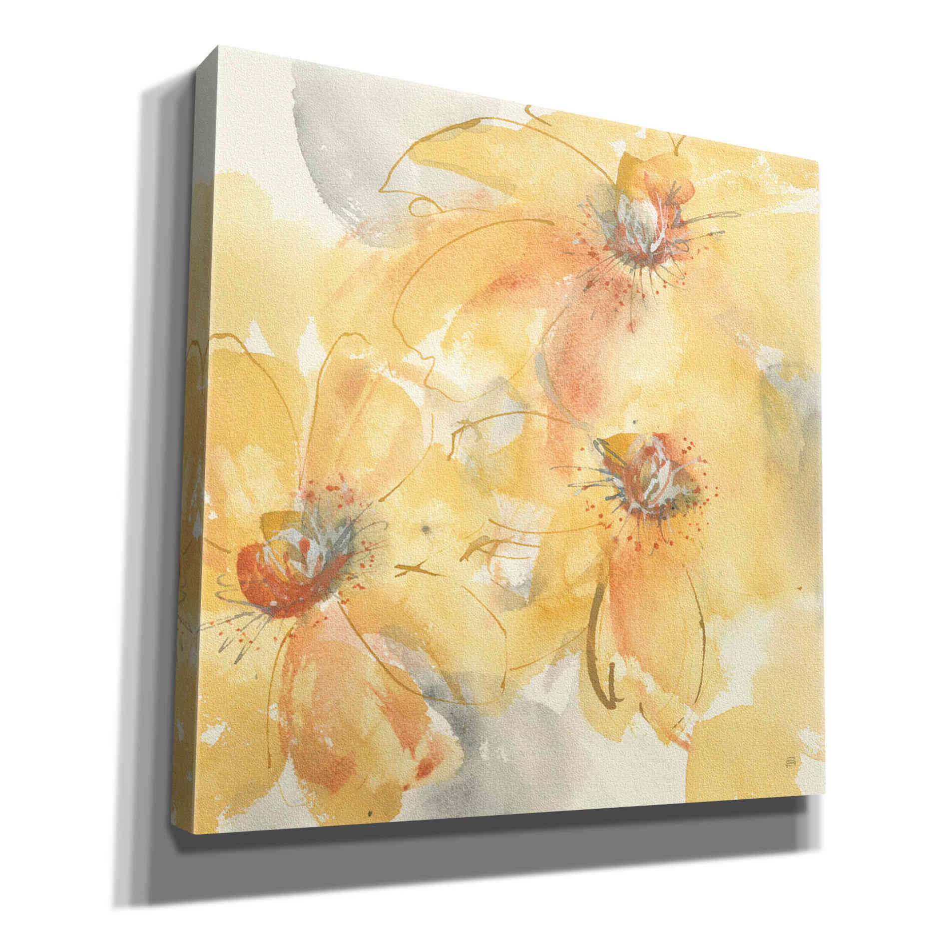 'Golden Clematis II' by Chris Paschke, Giclee Canvas Wall Art