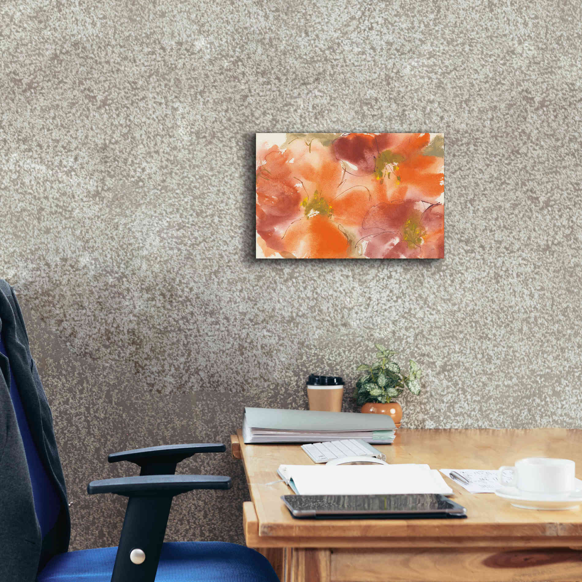 'Tribal Lilies I' by Chris Paschke, Giclee Canvas Wall Art,18 x 12