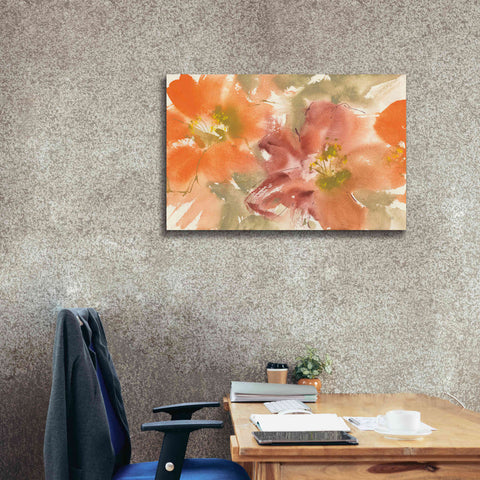 Image of 'Tribal Lilies II' by Chris Paschke, Giclee Canvas Wall Art,40 x 26