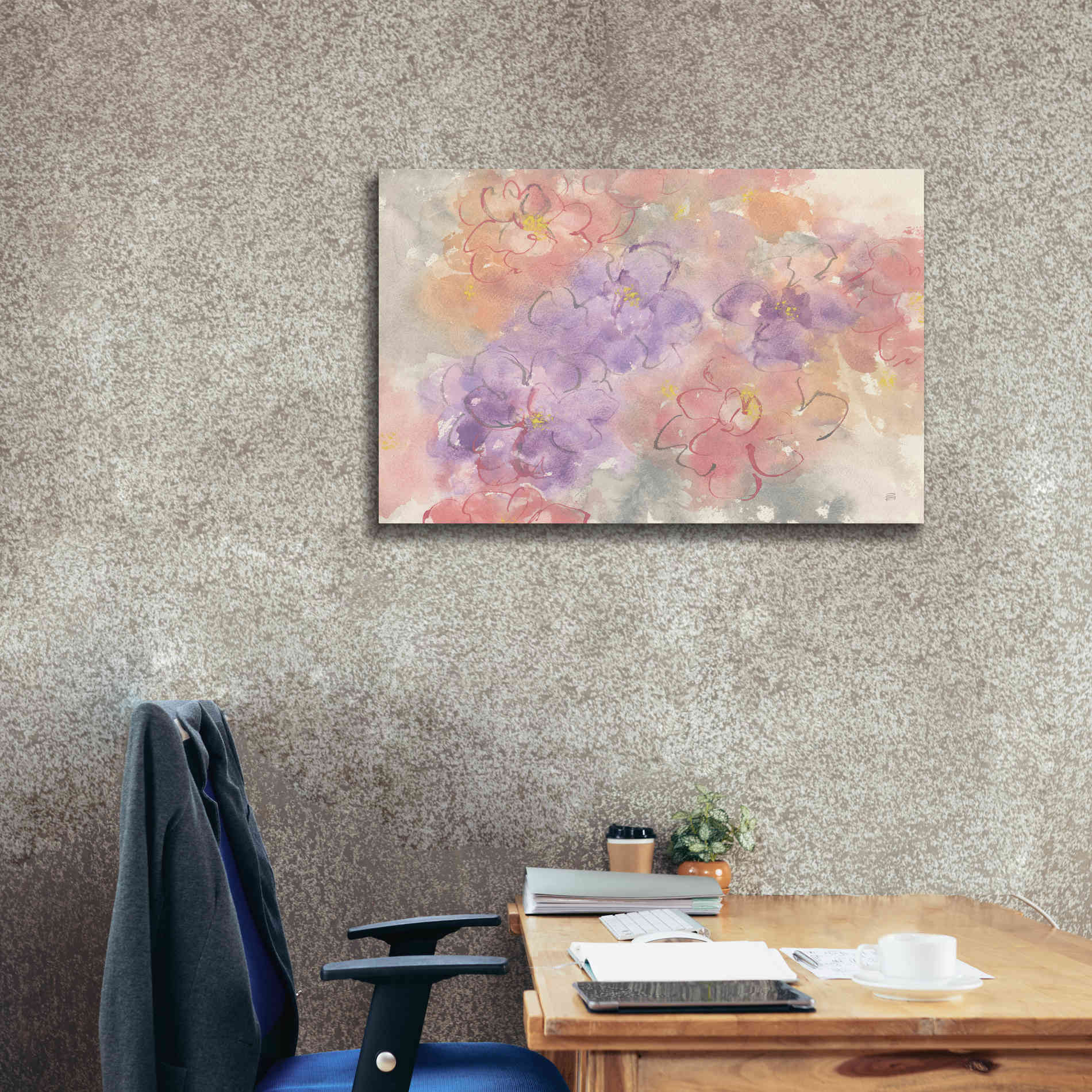 'Intimate Freesia' by Chris Paschke, Giclee Canvas Wall Art,40 x 26