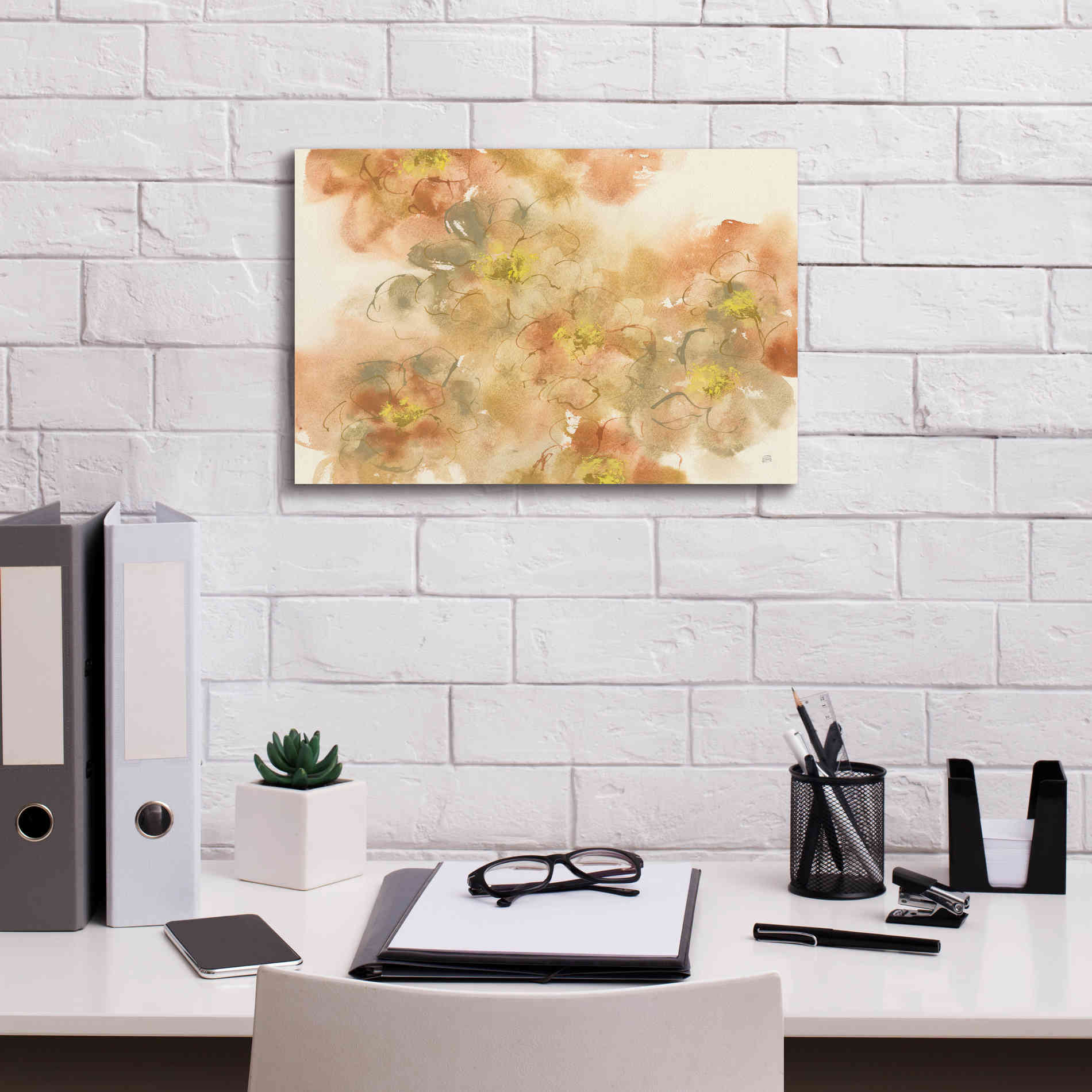 'Earthly Freesia' by Chris Paschke, Giclee Canvas Wall Art,18 x 12