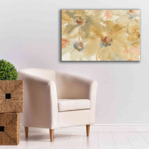Image of 'Neutral Blooms' by Chris Paschke, Giclee Canvas Wall Art,40 x 26