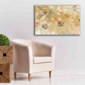 'Neutral Blooms' by Chris Paschke, Giclee Canvas Wall Art,40 x 26