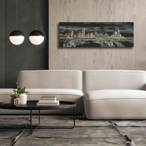 Image of 'Urban Gold IV' by Chris Paschke, Giclee Canvas Wall Art,60 x 20