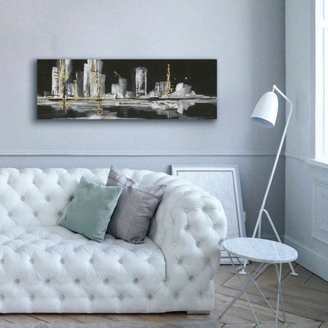 Image of 'Urban Gold V' by Chris Paschke, Giclee Canvas Wall Art,60 x 20