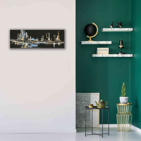 Image of 'Urban Gold VI' by Chris Paschke, Giclee Canvas Wall Art,36 x 12