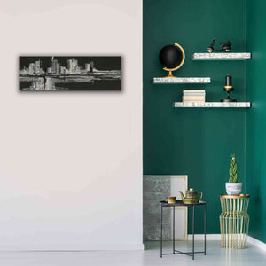 'Urban Gray' by Chris Paschke, Giclee Canvas Wall Art,36 x 12