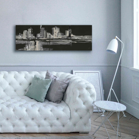 Image of 'Urban Gray' by Chris Paschke, Giclee Canvas Wall Art,60 x 20