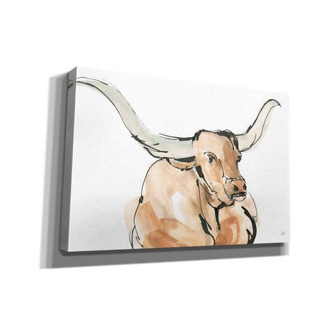 Image of 'Longhorn I' by Chris Paschke, Giclee Canvas Wall Art