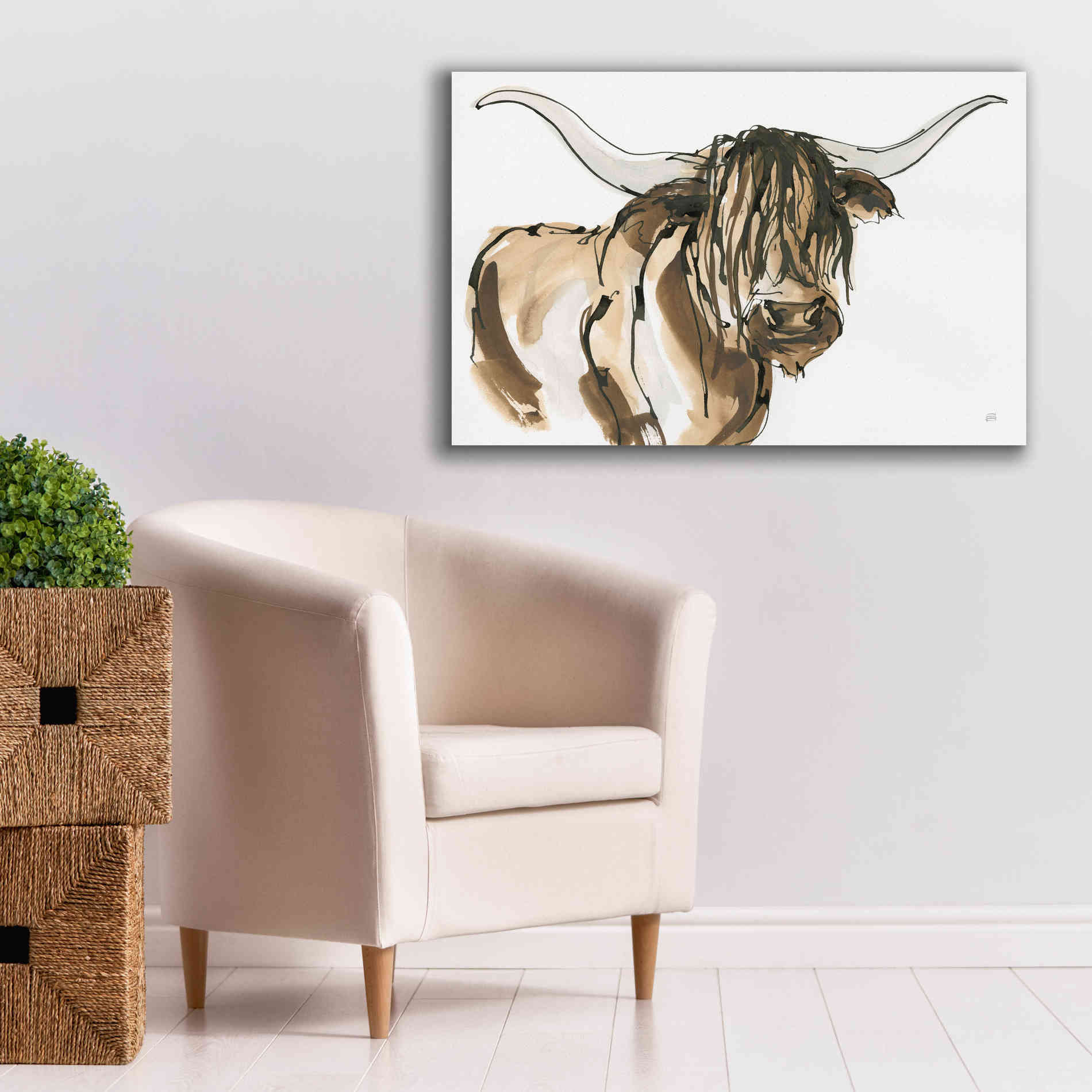 'Highlander I' by Chris Paschke, Giclee Canvas Wall Art,40 x 26