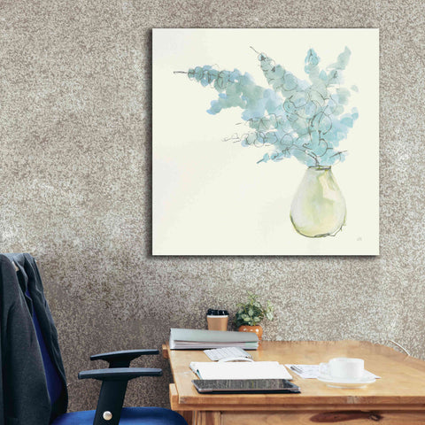 Image of 'Plant Eucalyptus I' by Chris Paschke, Giclee Canvas Wall Art,37 x 37