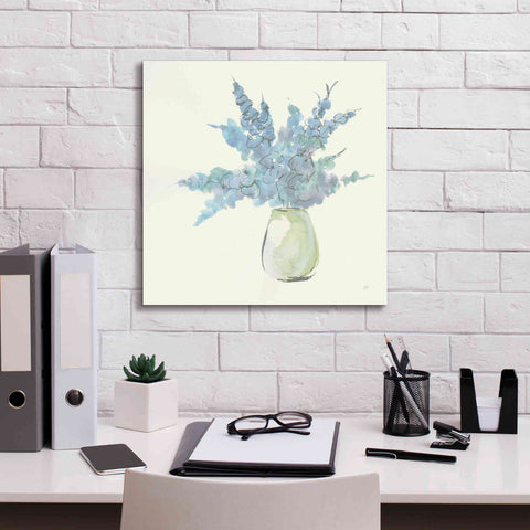 Image of 'Plant Eucalyptus III' by Chris Paschke, Giclee Canvas Wall Art,18 x 18