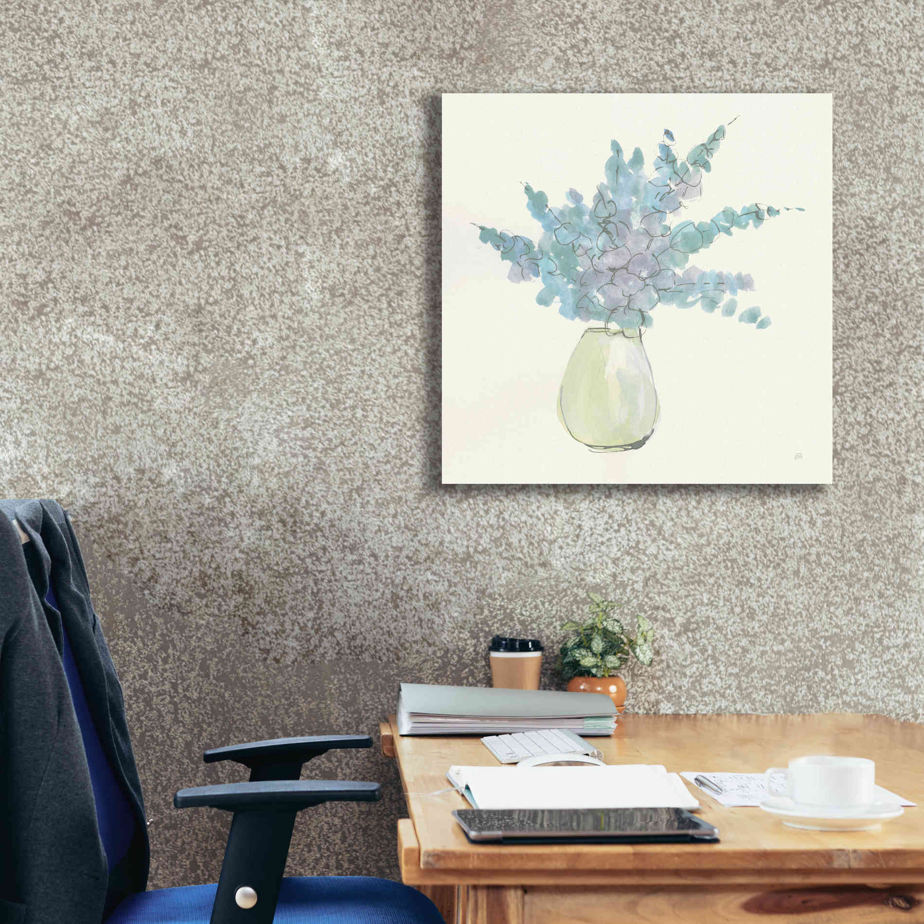 'Plant Eucalyptus IV' by Chris Paschke, Giclee Canvas Wall Art,26 x 26