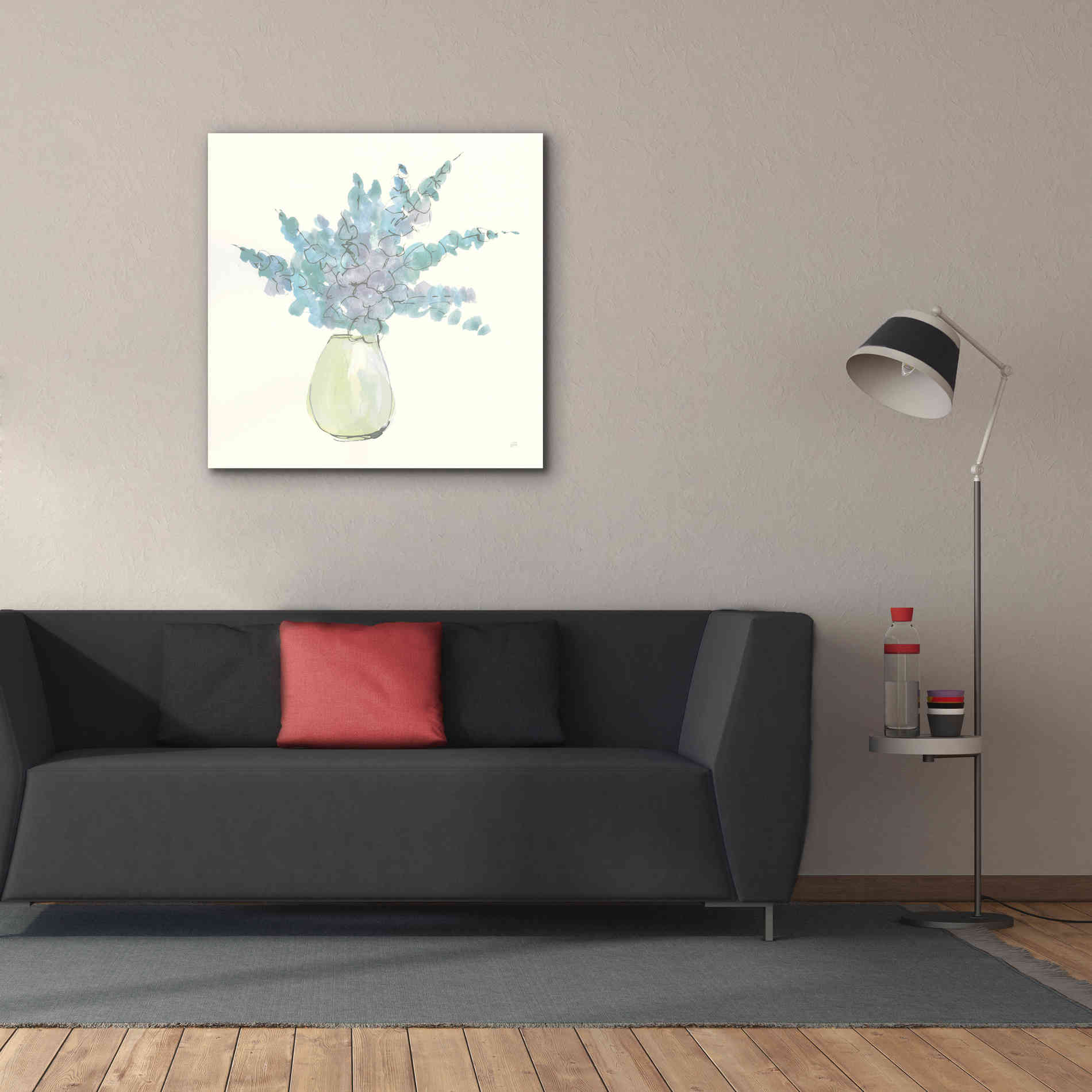 'Plant Eucalyptus IV' by Chris Paschke, Giclee Canvas Wall Art,37 x 37