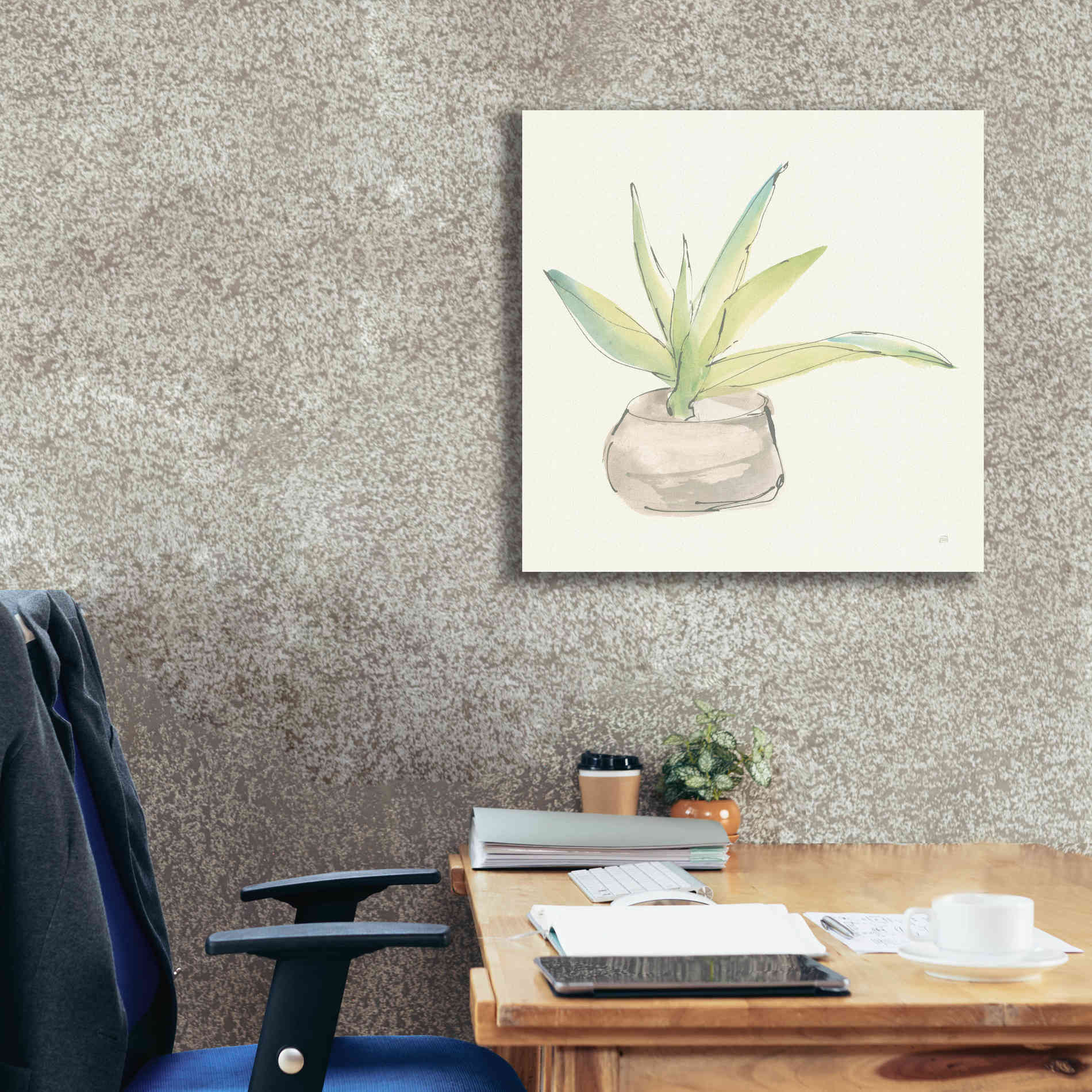 'Succulent III' by Chris Paschke, Giclee Canvas Wall Art,26 x 26