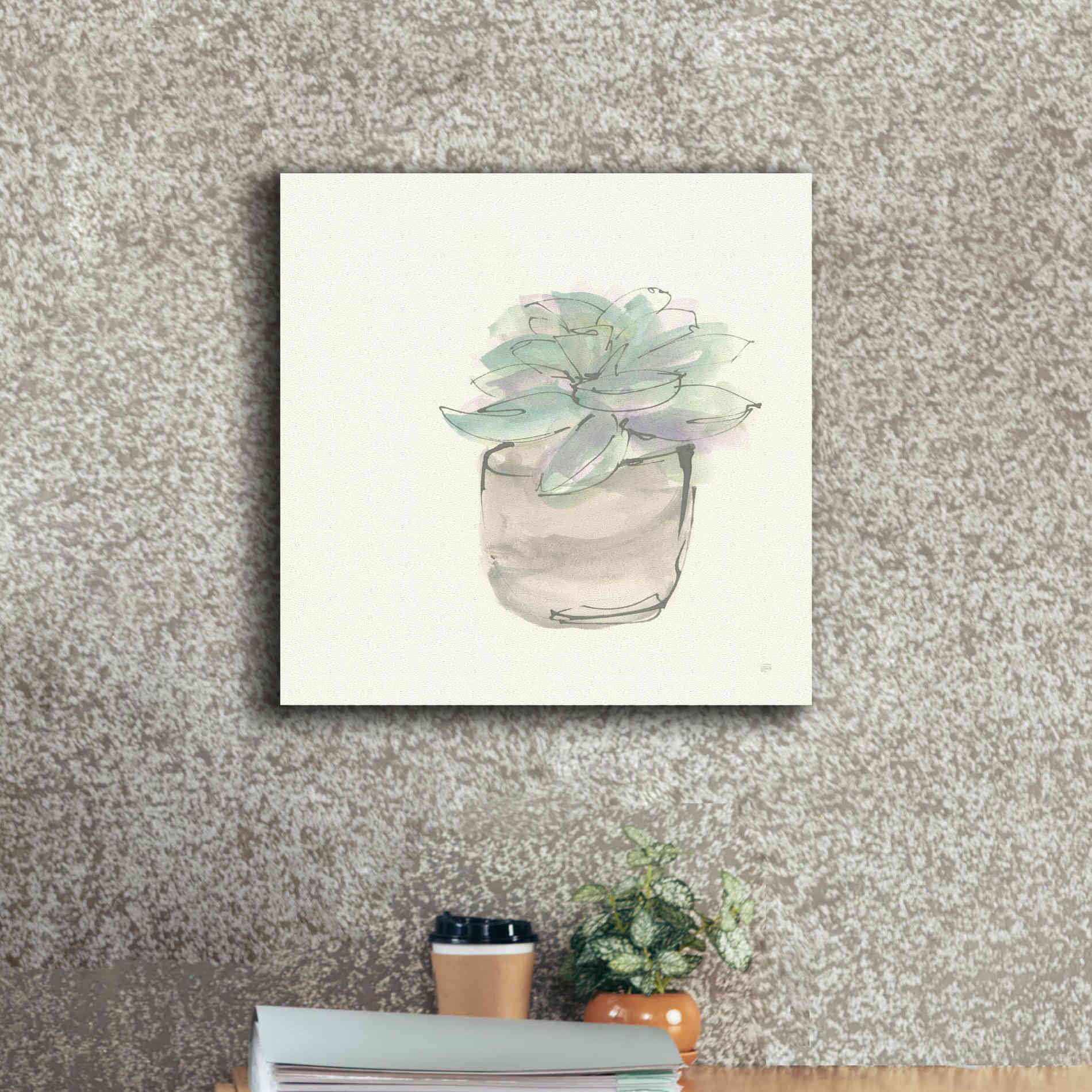 'Succulent IV' by Chris Paschke, Giclee Canvas Wall Art,18 x 18