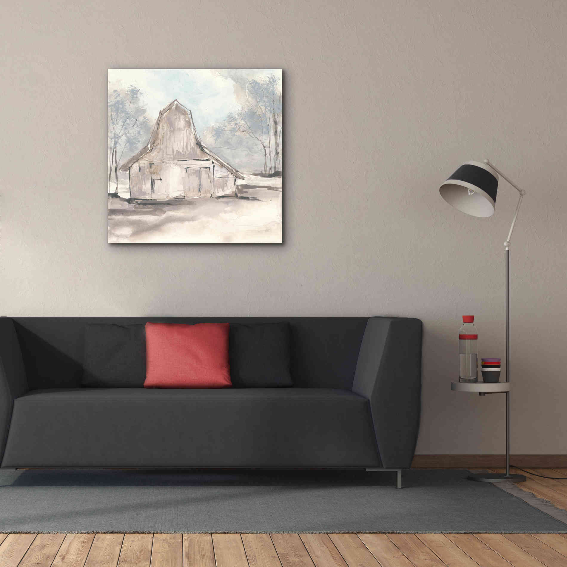 'Barn VI' by Chris Paschke, Giclee Canvas Wall Art,37 x 37