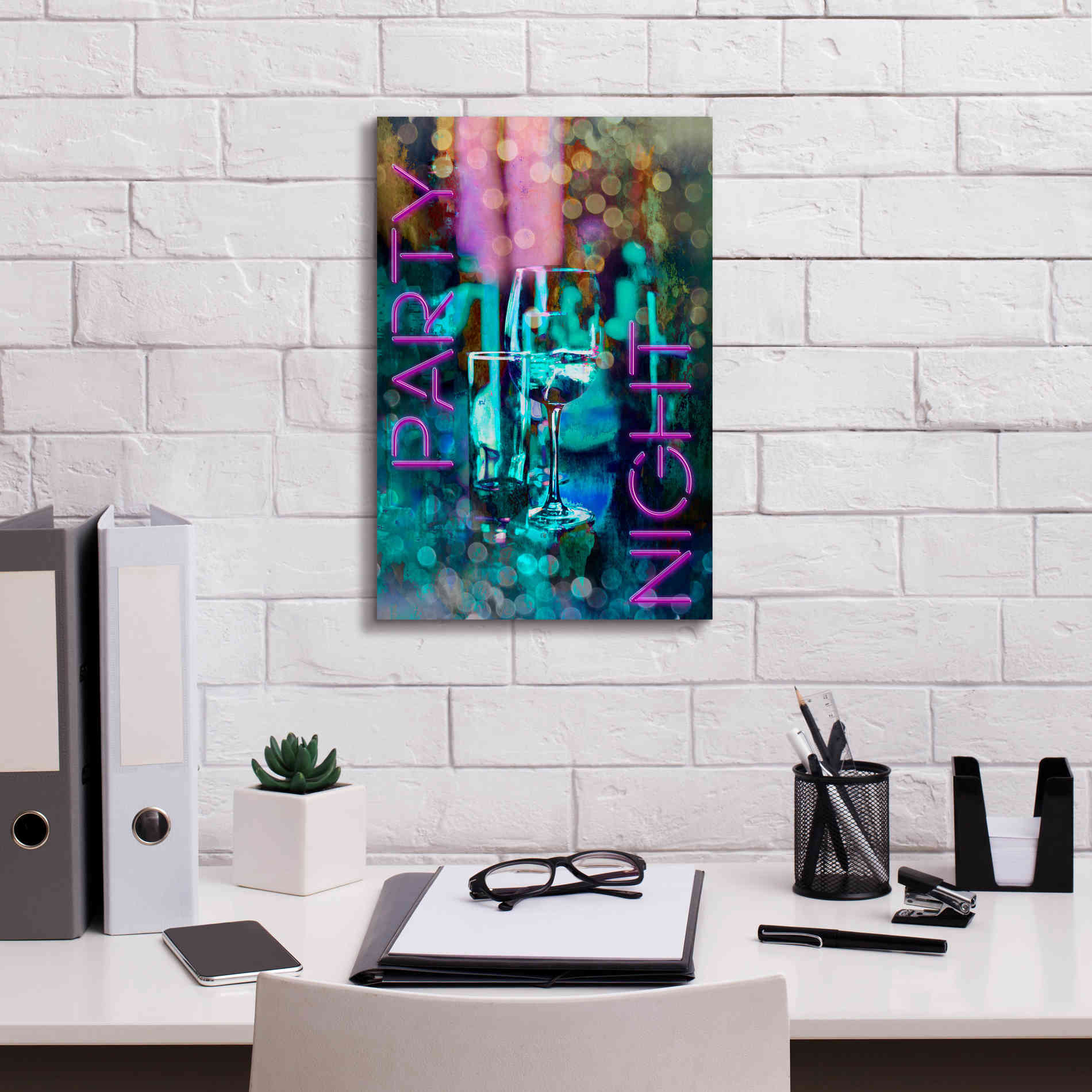 'Party Night' by Andrea Haase, Giclee Canvas Wall Art,12 x 18