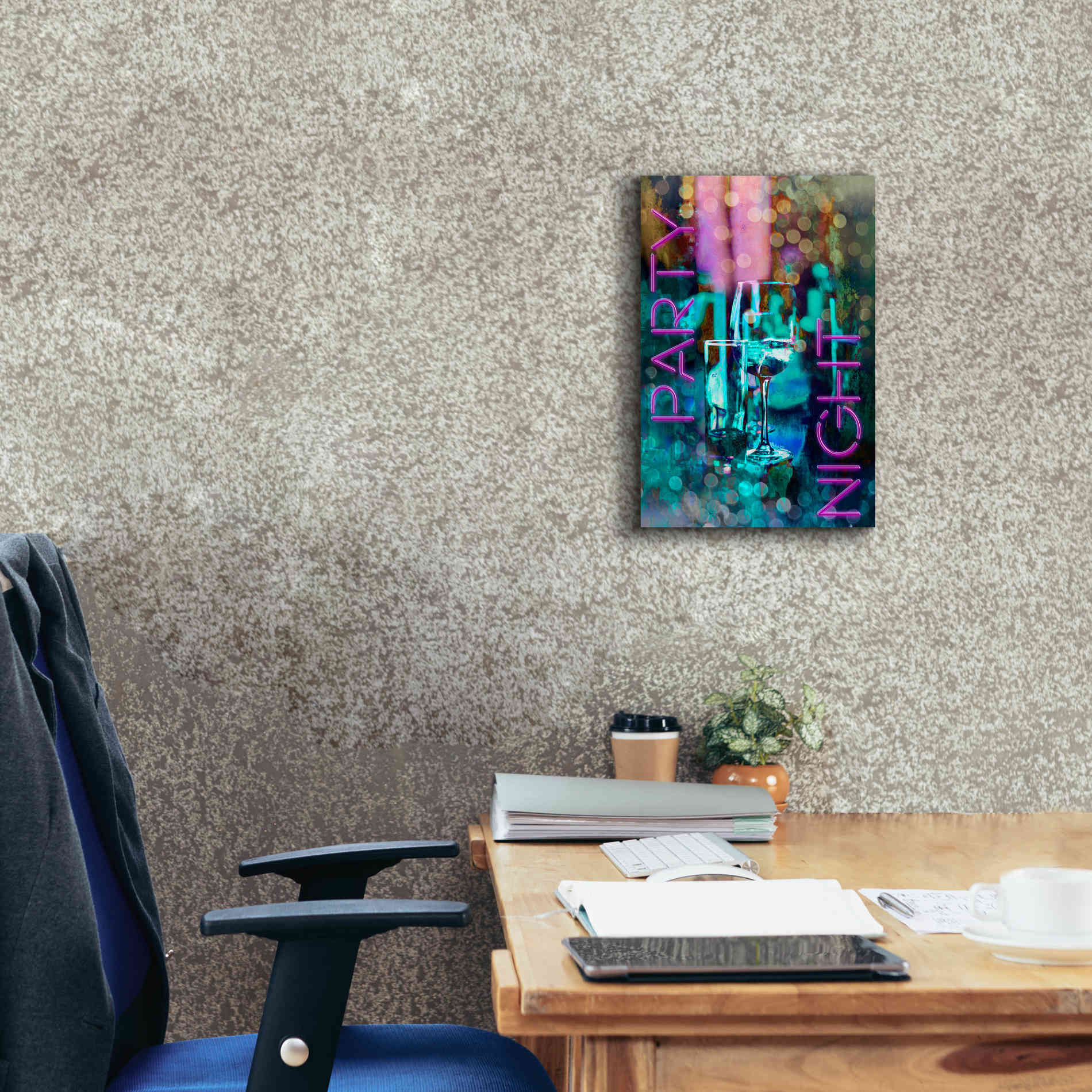 'Party Night' by Andrea Haase, Giclee Canvas Wall Art,12 x 18