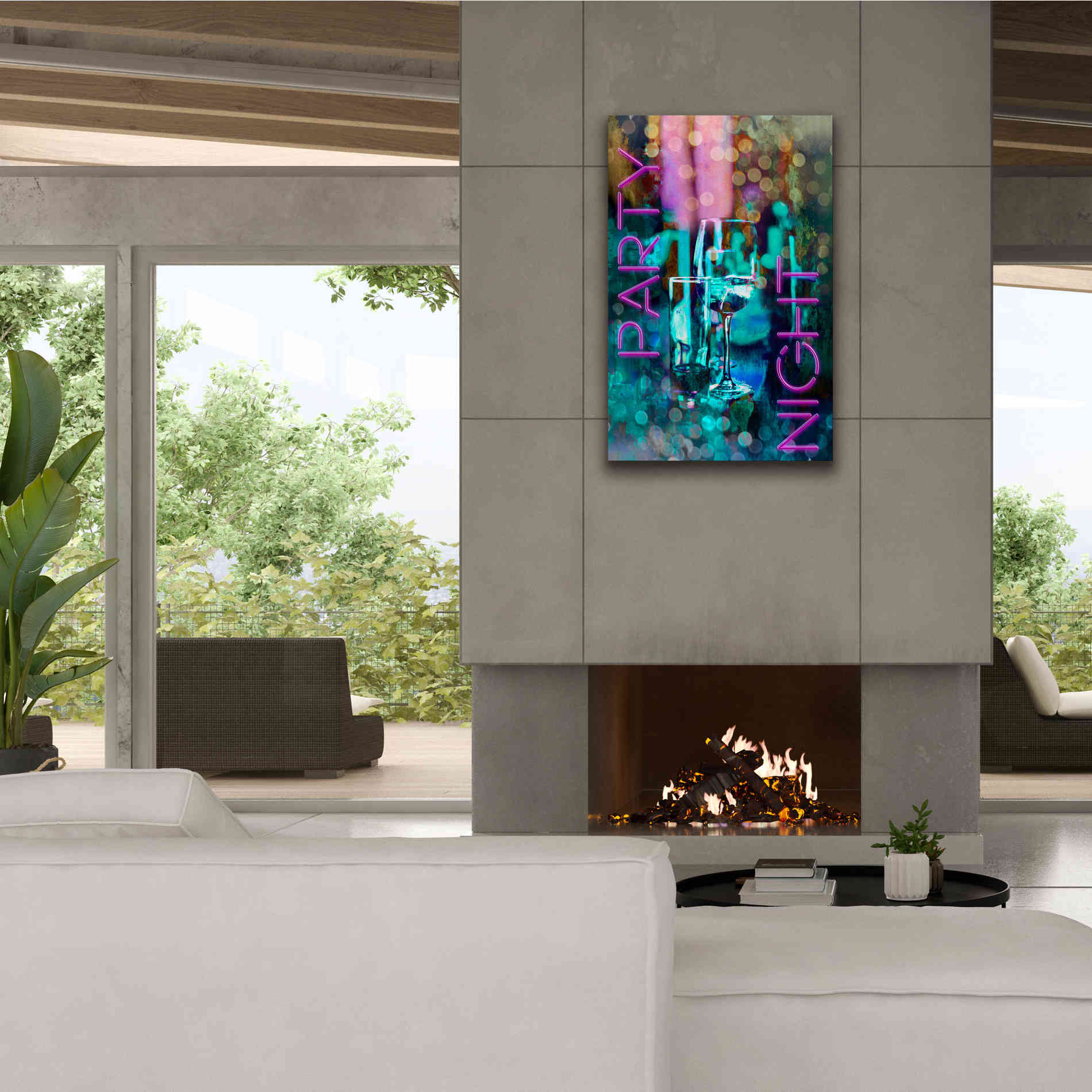 'Party Night' by Andrea Haase, Giclee Canvas Wall Art,26 x 40