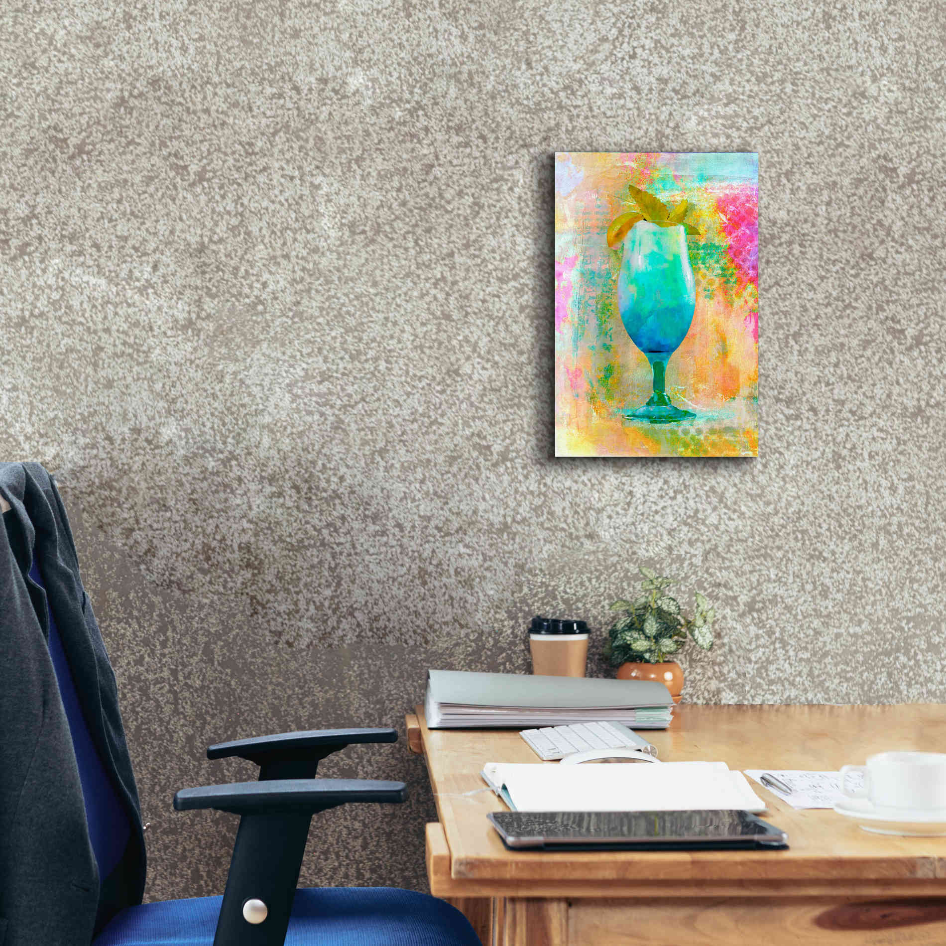 'Cocktail Night' by Andrea Haase, Giclee Canvas Wall Art,12 x 18