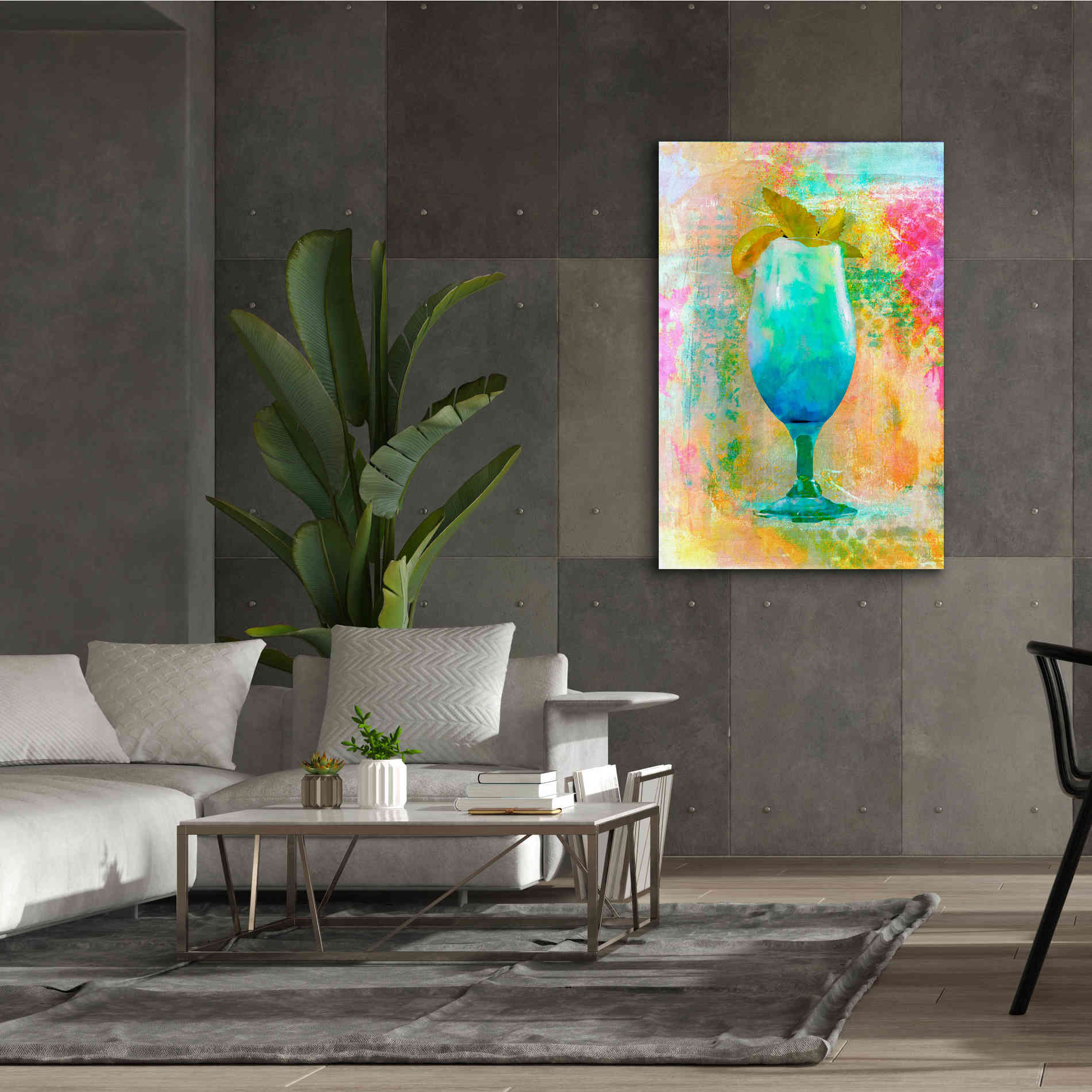 'Cocktail Night' by Andrea Haase, Giclee Canvas Wall Art,40 x 60