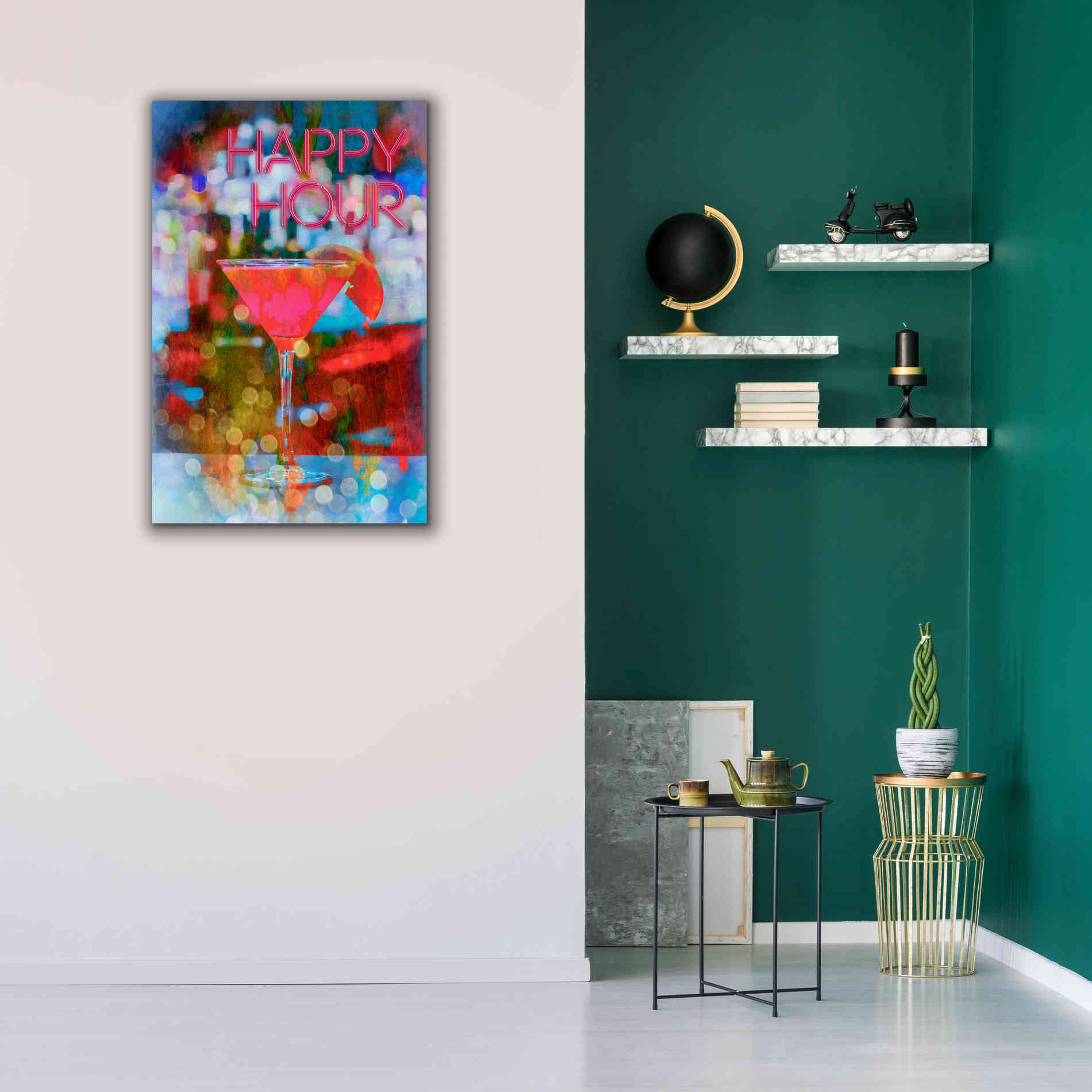 'Happy Hour' by Andrea Haase, Giclee Canvas Wall Art,26 x 40