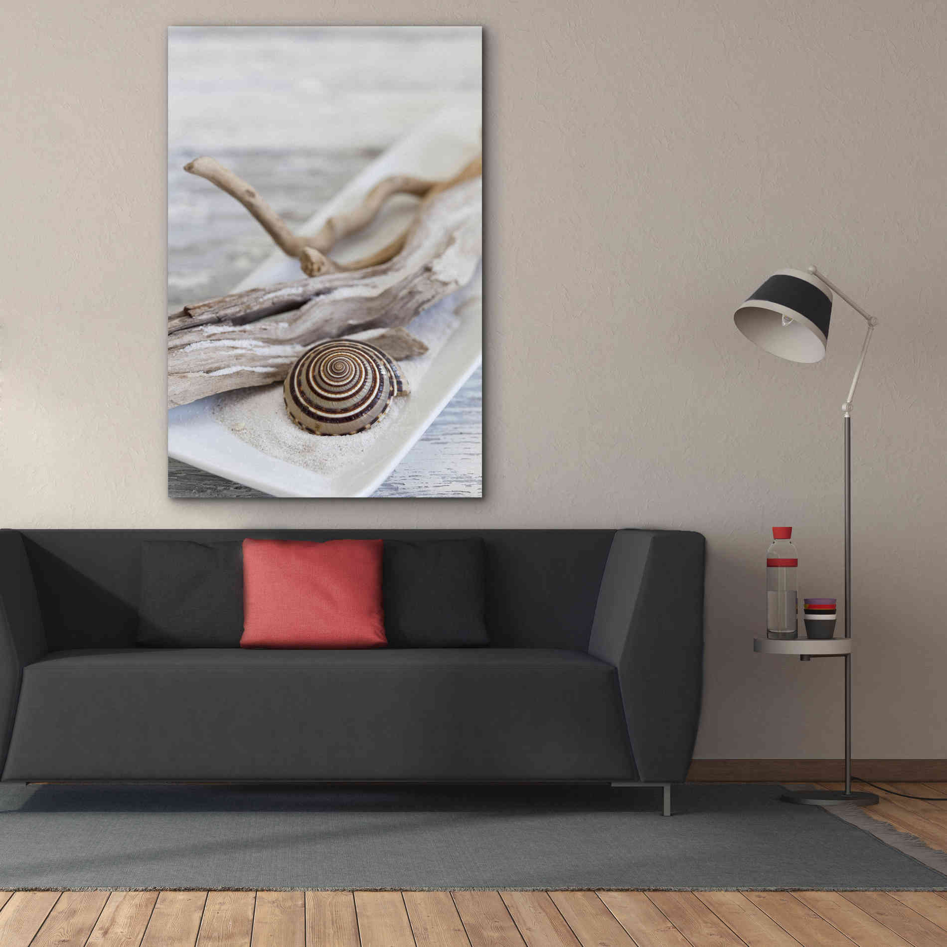 'Zen Style Driftwood Seashell Still' by Andrea Haase, Giclee Canvas Wall Art,40 x 60