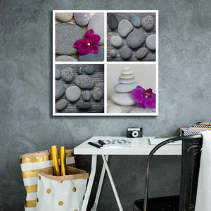 'Zen Orchid Collage' by Andrea Haase, Giclee Canvas Wall Art,26 x 26