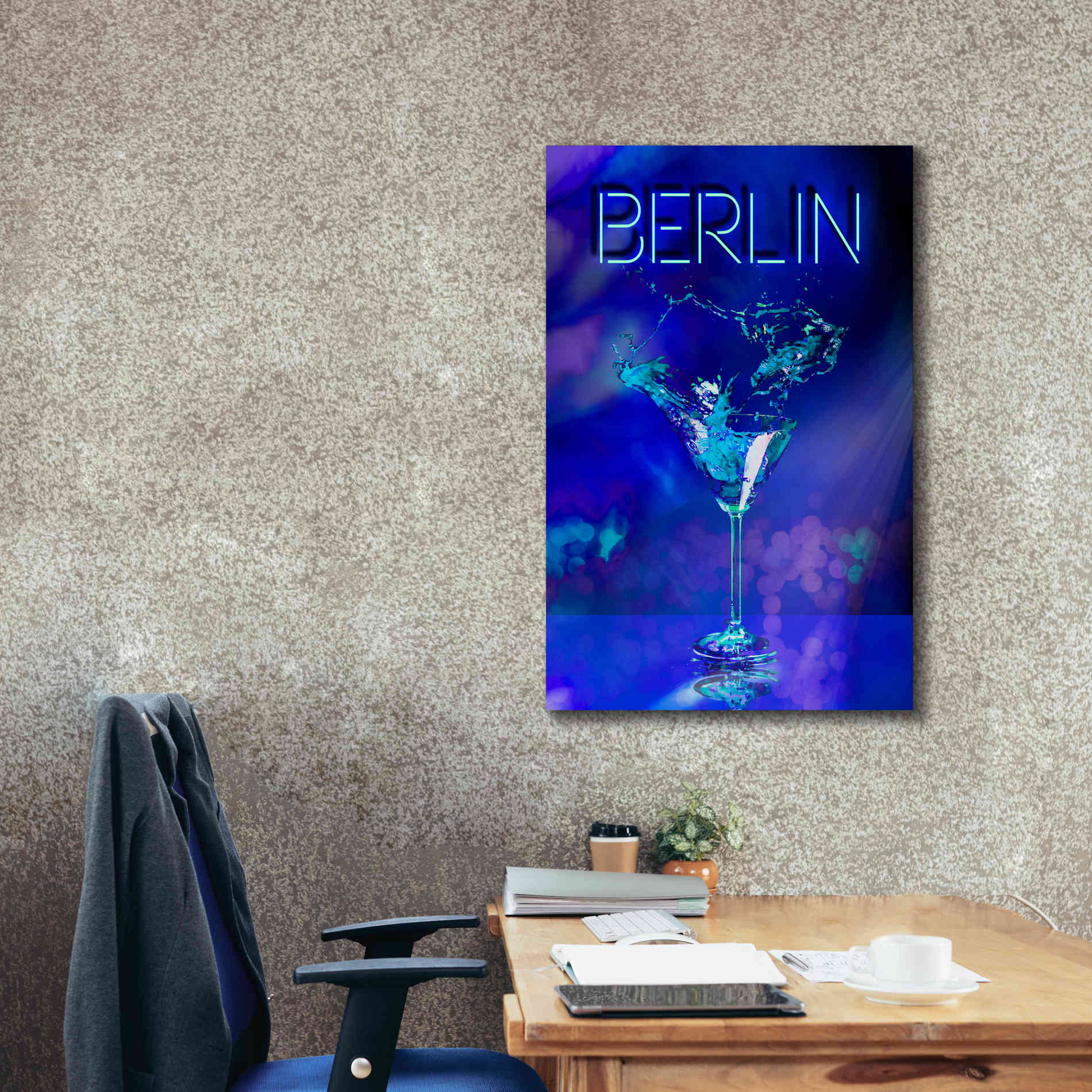 'Berlin Party Night' by Andrea Haase, Giclee Canvas Wall Art,26 x 40