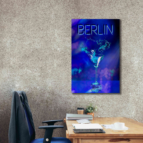 Image of 'Berlin Party Night' by Andrea Haase, Giclee Canvas Wall Art,26 x 40