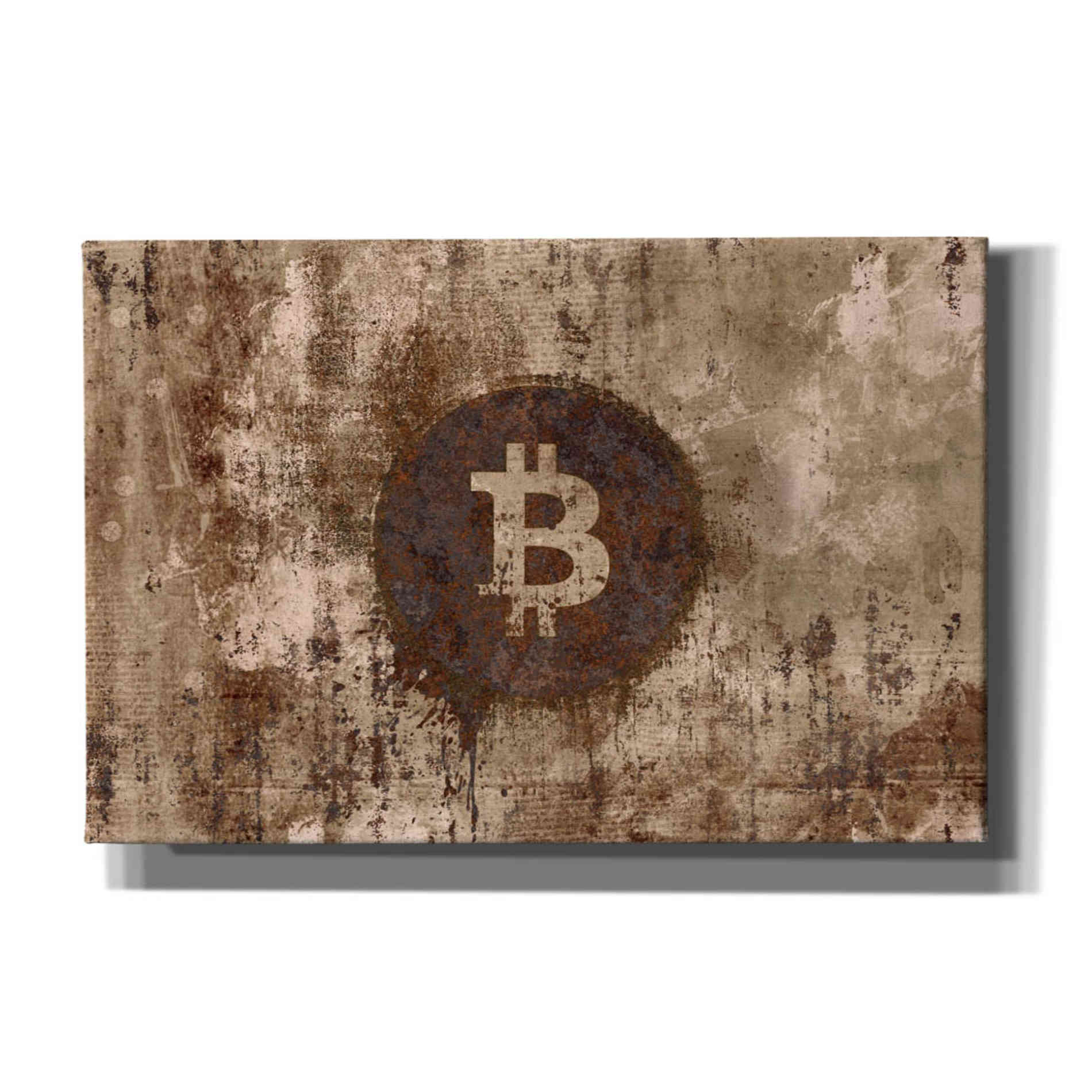 'Crypto Corrosion' by Andrea Haase, Giclee Canvas Wall Art