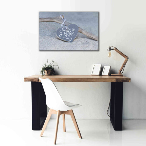 Image of 'Life Is Simple Still' by Andrea Haase, Giclee Canvas Wall Art,40 x 26