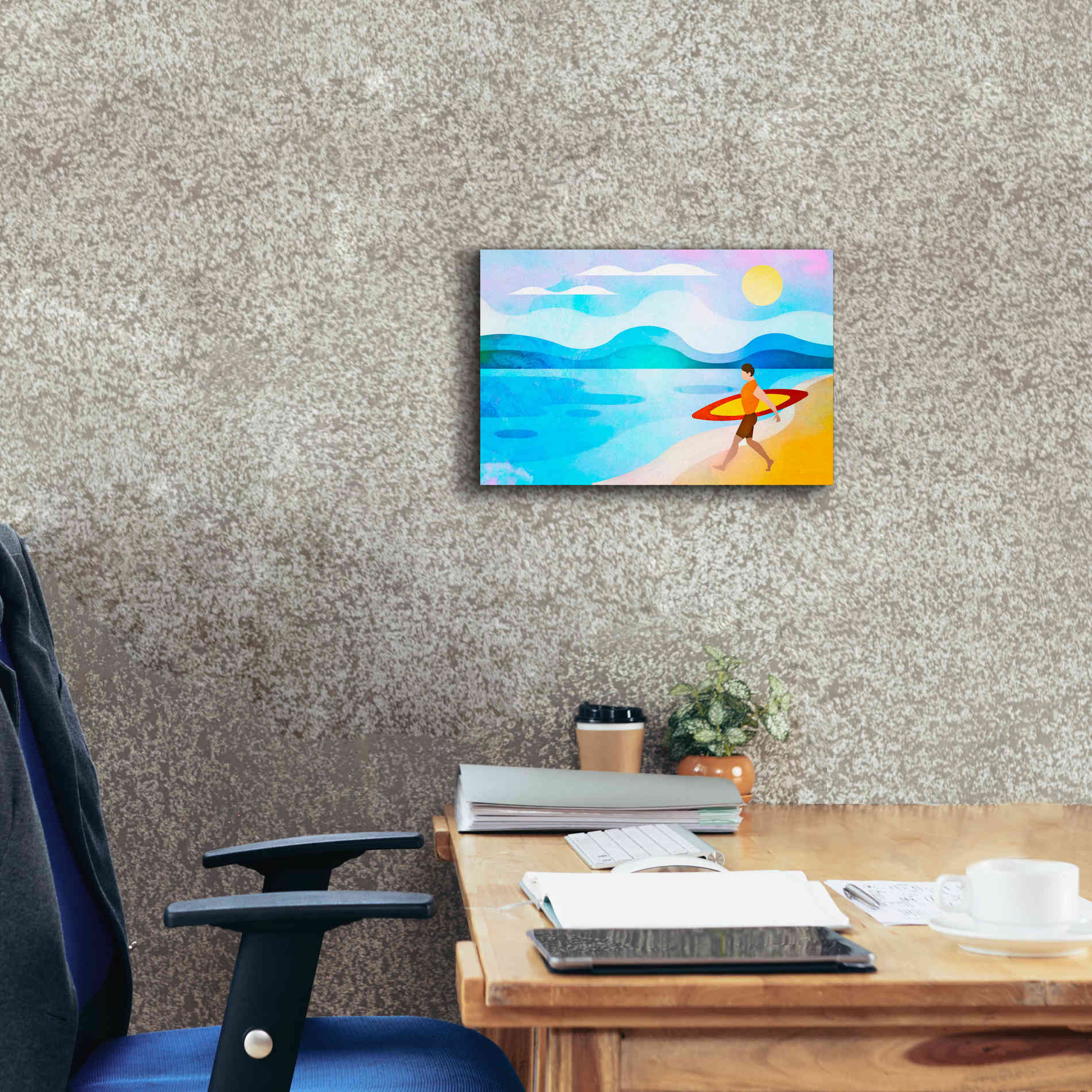 'Surfers Paradise' by Andrea Haase, Giclee Canvas Wall Art,18 x 12