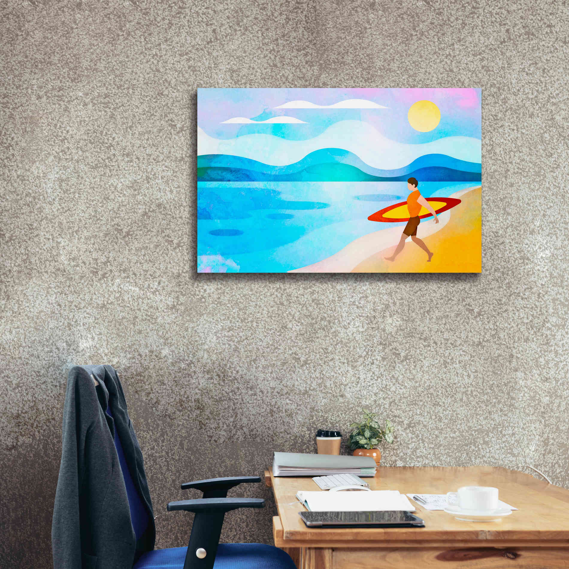 'Surfers Paradise' by Andrea Haase, Giclee Canvas Wall Art,40 x 26