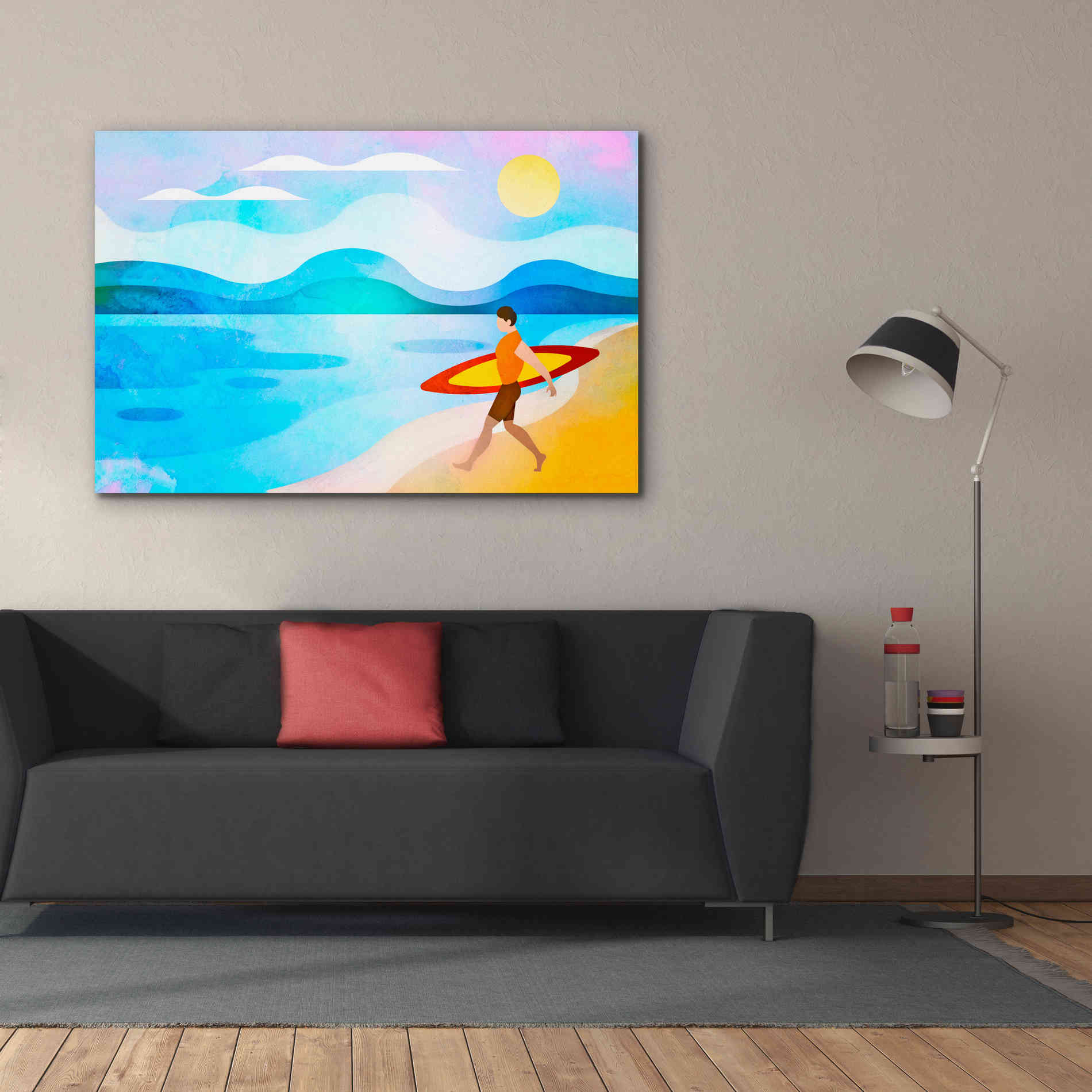 'Surfers Paradise' by Andrea Haase, Giclee Canvas Wall Art,60 x 40