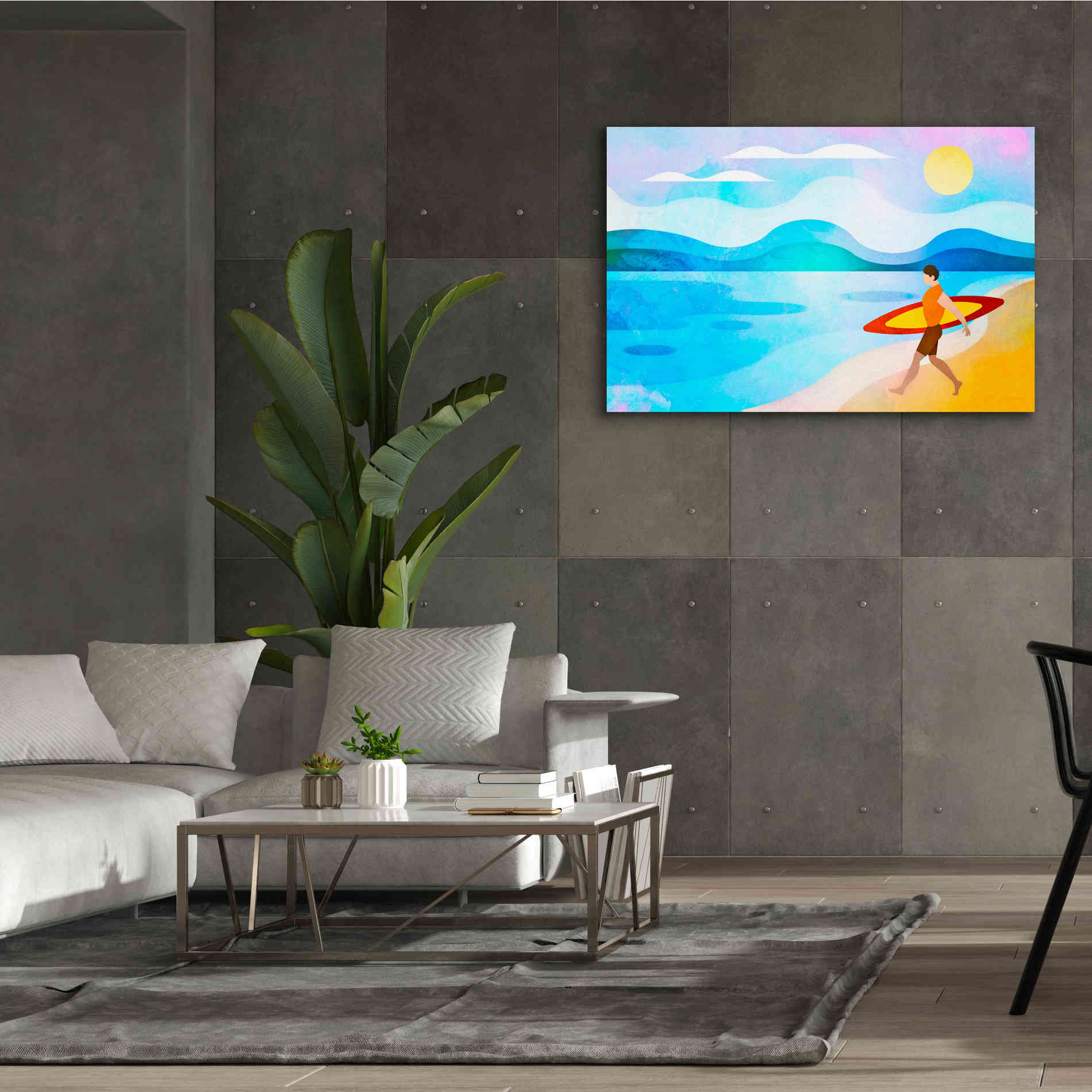 'Surfers Paradise' by Andrea Haase, Giclee Canvas Wall Art,60 x 40