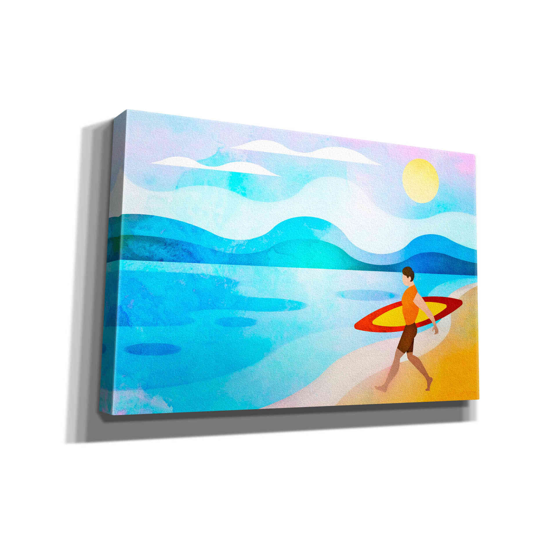 'Surfers Paradise' by Andrea Haase, Giclee Canvas Wall Art