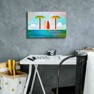 'Tropical Island' by Andrea Haase, Giclee Canvas Wall Art,18 x 12