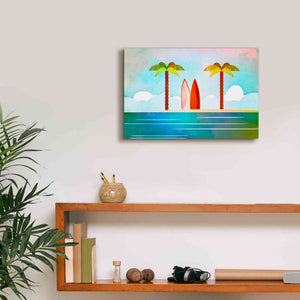 'Tropical Island' by Andrea Haase, Giclee Canvas Wall Art,18 x 12