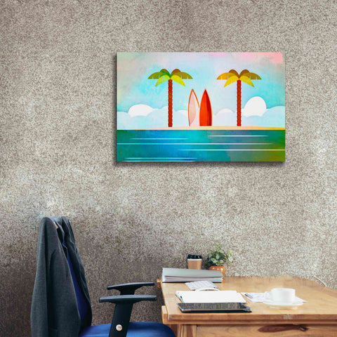 Image of 'Tropical Island' by Andrea Haase, Giclee Canvas Wall Art,40 x 26