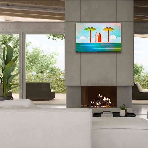 Image of 'Tropical Island' by Andrea Haase, Giclee Canvas Wall Art,40 x 26