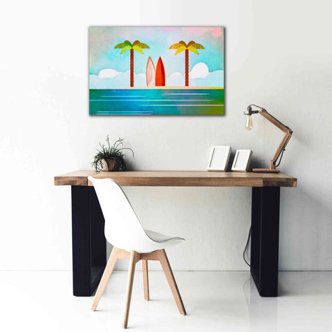 Image of 'Tropical Island' by Andrea Haase, Giclee Canvas Wall Art,40 x 26