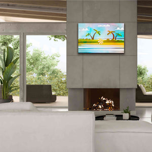 'Tropical Beach Day' by Andrea Haase, Giclee Canvas Wall Art,40 x 26