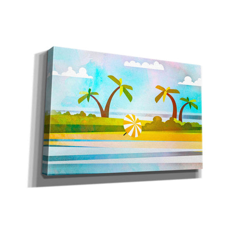 Image of 'Tropical Beach Day' by Andrea Haase, Giclee Canvas Wall Art