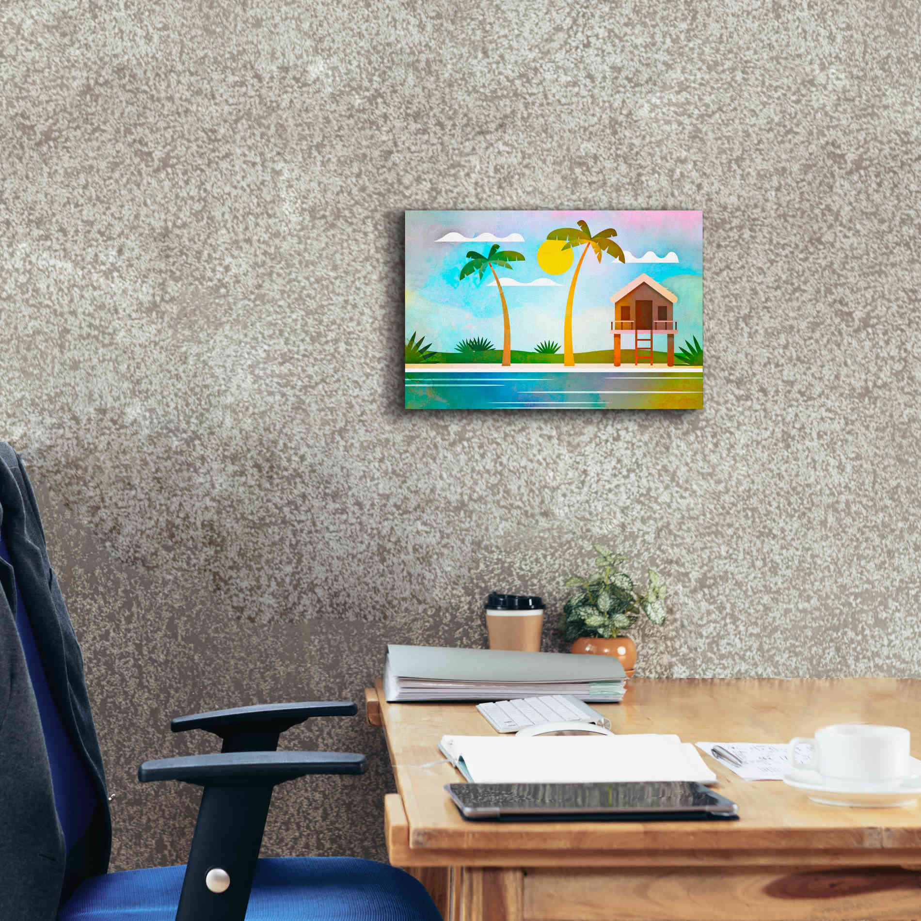 'Exotic Hideaway' by Andrea Haase, Giclee Canvas Wall Art,18 x 12