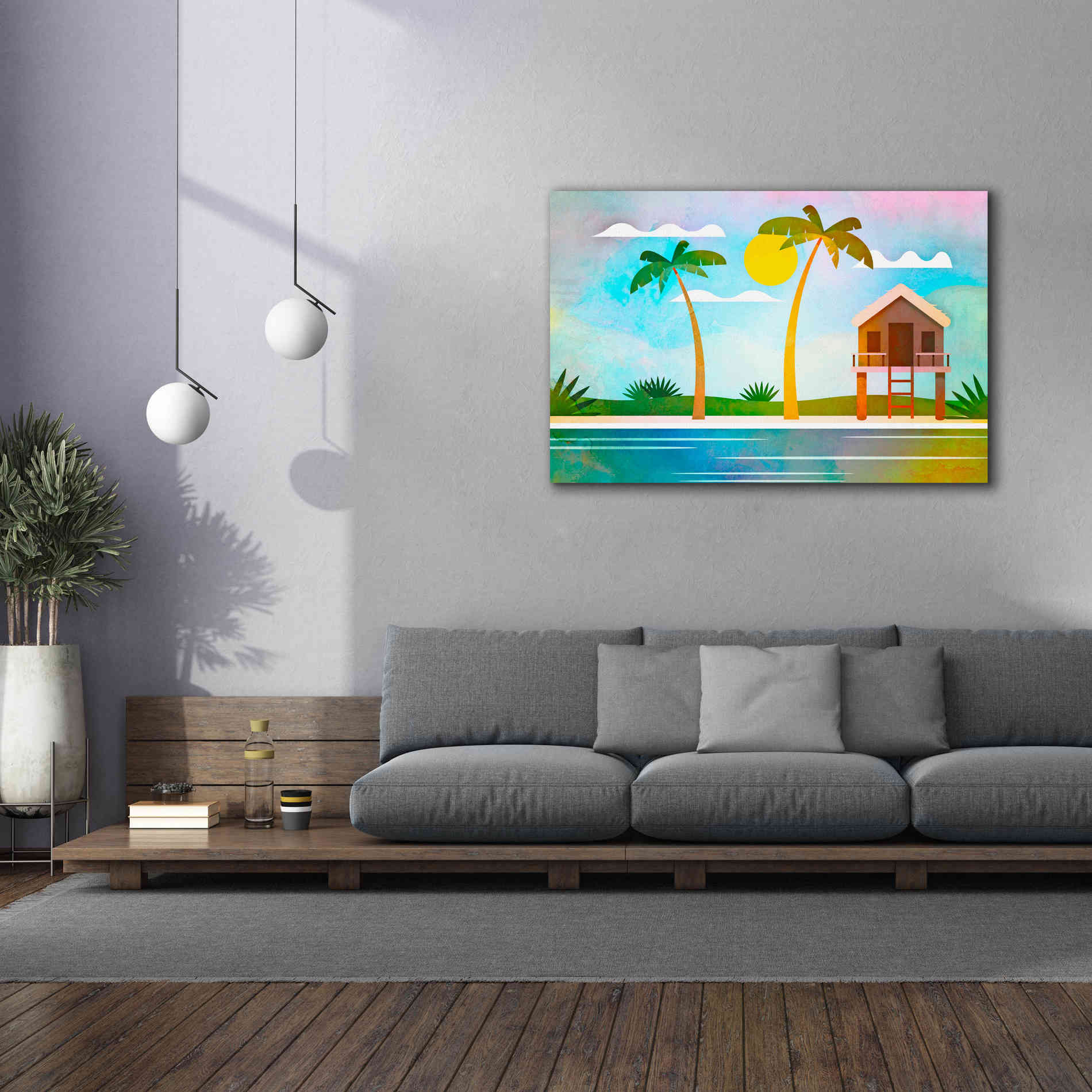 'Exotic Hideaway' by Andrea Haase, Giclee Canvas Wall Art,60 x 40